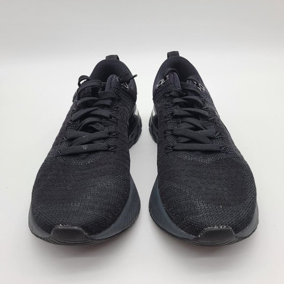 NEW Nike React Inifinity Run Flyknit 2 Black Running Shoes Sneakers - Picture 2 of 8